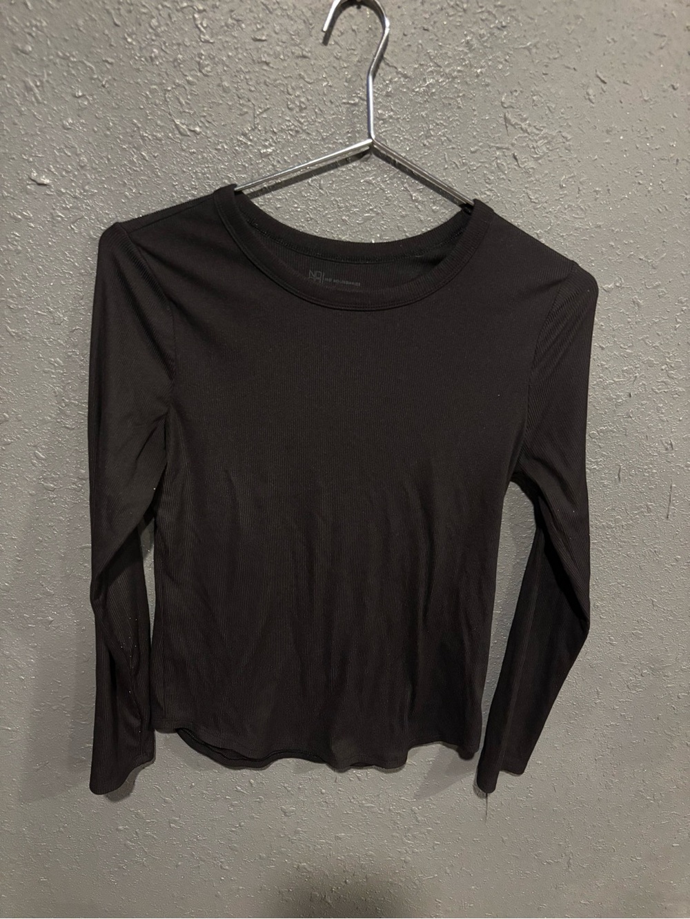 No Boundaries Black Long Sleeve Crew Neck Tee
